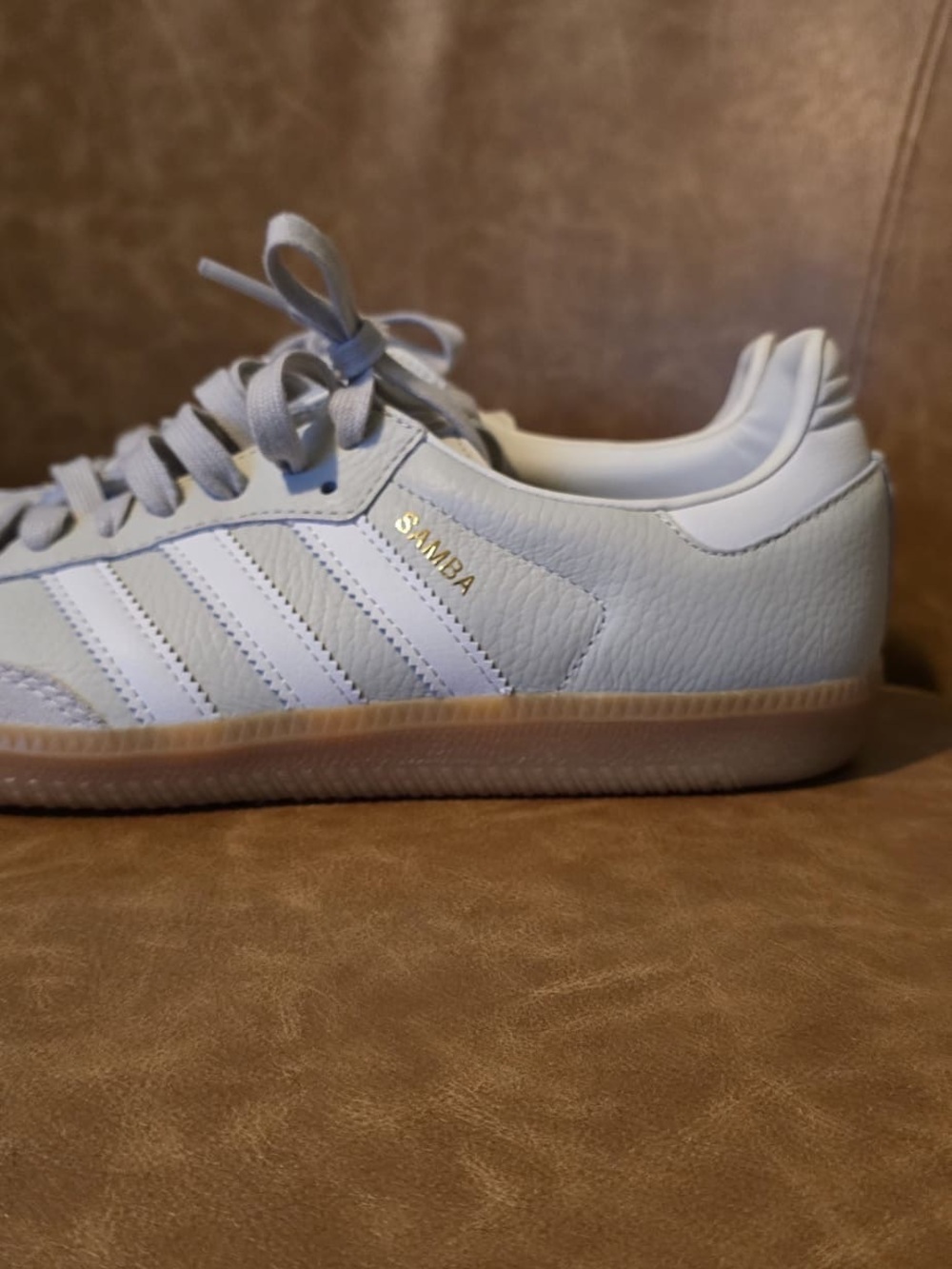 adidas women Light Gray Sneakers with Gum Sole - Picture 9 of 14